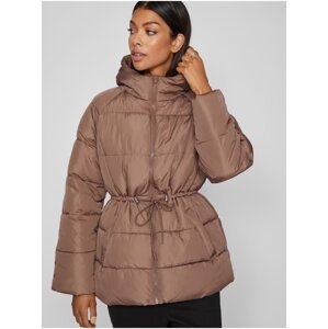 Women's Winter Quilted Brown Jacket VILA Vileana - Women