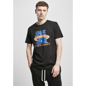 Black T-shirt with Space Jam logo