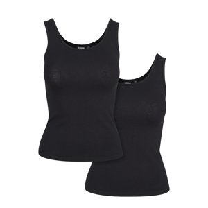 Women's 2-Pack Basic Stretch Top Black