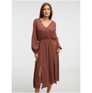Brown Women's Patterned Dress Pepe Jeans Curry - Women's