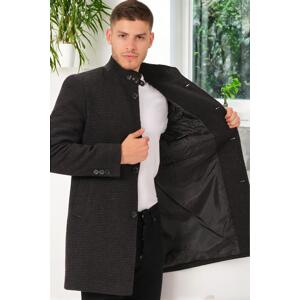 PLT8367 DEWBERRY MEN'S COAT-STRAIGHT LIGHT ANTHRACITE