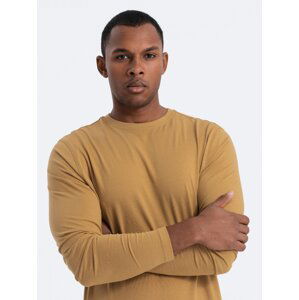 Ombre Men's unprinted longsleeve - mustard