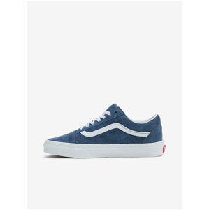 Blue Women's Suede Sneakers VANS Old Skool - Women