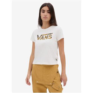 White women's T-shirt VANS Warped Floral - Women