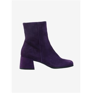 Purple women's suede ankle boots Högl Lou - Women