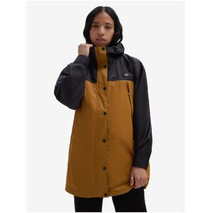 Black-brown women's waterproof parka VANS Lake Effect Rain Block - Women