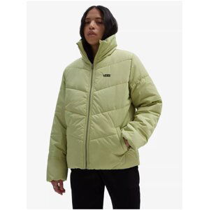 Light Green Women's Quilted Jacket VANS Foundry Puff - Women