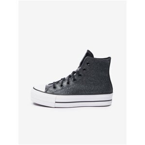 Black Women's Converse Chuck Taylor All Star Lift Ankle Sneakers - Women's