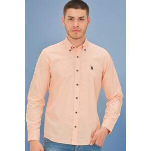 G770 DEWBERRY MEN'S SHIRT-PLAIN ORANGE