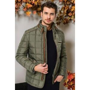 M8640 DEWBERRY MEN'S COAT-PLAIN KHAKI