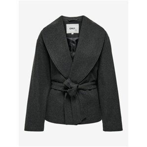 Women's Short Jacket Dark Grey ONLY Augusta - Women