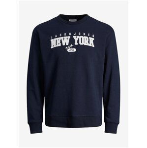 Men's Dark Blue Sweatshirt Jack & Jones Cory - Men's