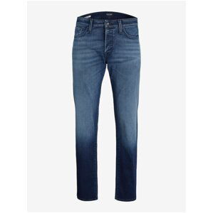 Blue Mens Slim Fit Jeans Jack & Jones Glenn - Men