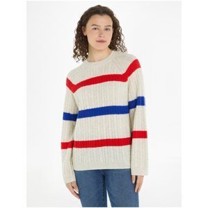 Beige women's wool sweater Tommy Hilfiger - Women
