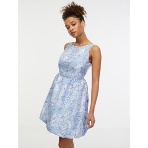 Orsay Light Blue Women's Floral Dress - Women's