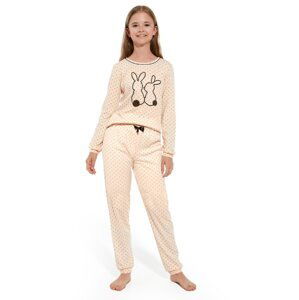 Pyjamas Cornette Kids Girl 961/151 Rabbits length/r 86-128 peach