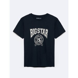 Big Star Man's T-shirt 152380 Navy Blue 403