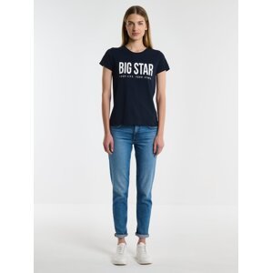 Big Star Woman's T-shirt 152131 Navy Blue 403