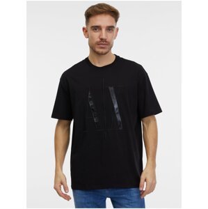 Black Mens T-Shirt Armani Exchange - Men