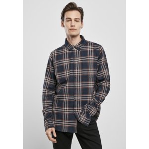 Campus Plaid Shirt Dark Blue/Rust