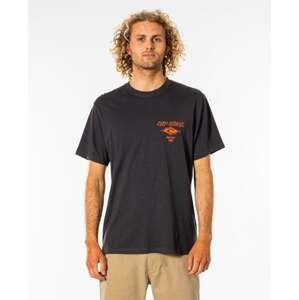 T-Shirt Rip Curl FADE OUT ICON TEE Washed Black