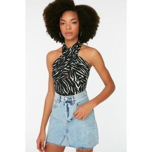 Dámsky crop top Trendyol Patterned