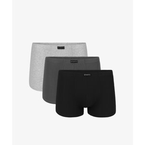 Man boxers ATLANTIC 3Pack - black/gray/graphite