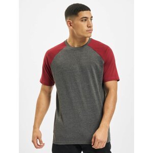 T-shirt Roy anthracite/burgundy