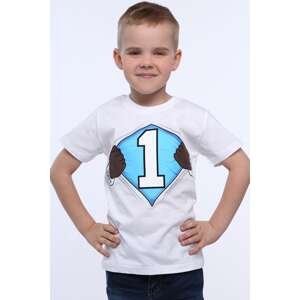 Boys' T-shirt with white number