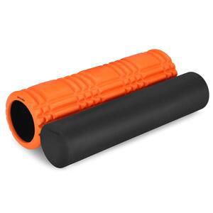 Spokey MIX ROLL fitness massage roller 2in1, orange-black