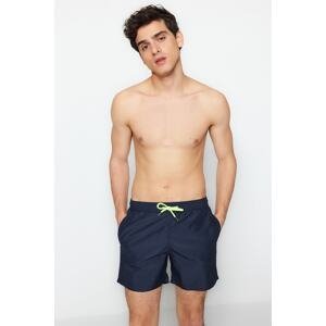 Trendyol Navy Blue Men's Basic Standard Size Swimsuit Swim Shorts