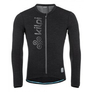 Men's cycling merino jersey KILPI SONET-M dark gray