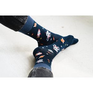 Socks 084-014 Navy blue