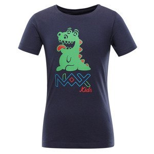 Children's cotton T-shirt nax NAX LIEVRO mood indigo variant pb
