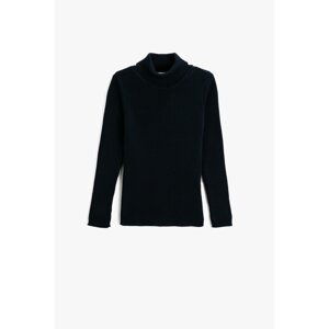 Koton Girls' Navy Blue Sweater