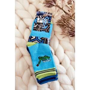 Children's cotton socks with patterns 5-pack multicolor