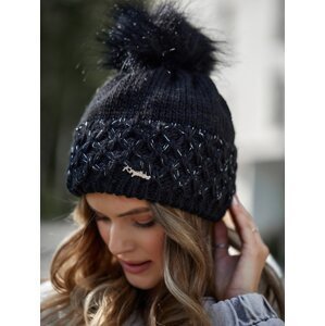 Black winter cap