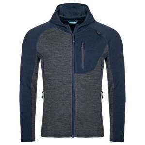 Men's hooded sweater KILPI MERINI-M dark blue