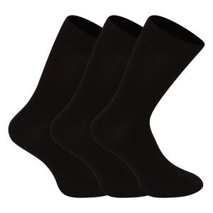3PACK socks Nedeto high bamboo black