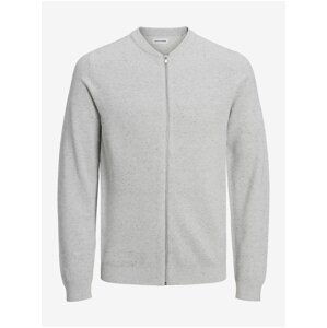 Pánsky sveter Jack & Jones Light Grey