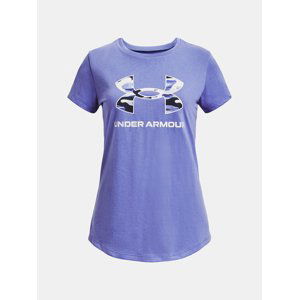 Under Armour T-Shirt UA SPORTSTYLE LOGO SS-BLU - Girls