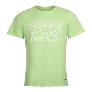 Men's cotton T-shirt ALPINE PRO HOOP paradise green