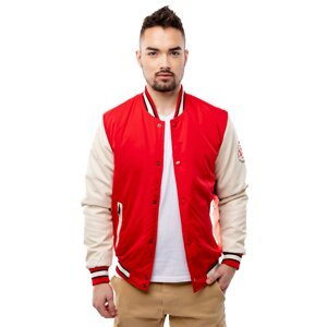 Men's Baseball Jacket GLANO - Red