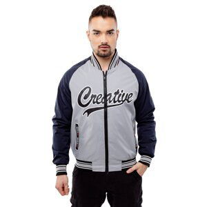 Men Baseball Jacket GLANO - gray