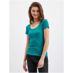 Orsay Green Womens Basic T-Shirt - Women