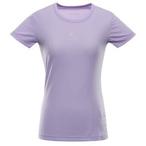 Women's quick-drying T-shirt ALPINE PRO BASIKA pastel lilac