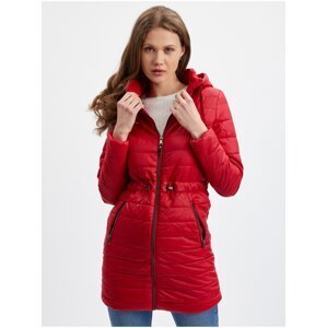 Orsay červený dámsky prešívaný kabát - ženy