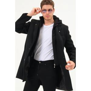 PLT8371 DEWBRRY MEN'S COAT-DARK BLACK