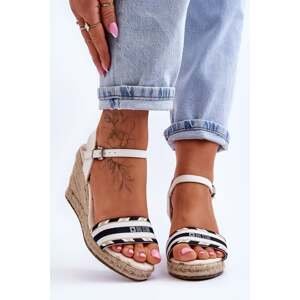 Women's Comfortable Wedge Sandals Big Star White