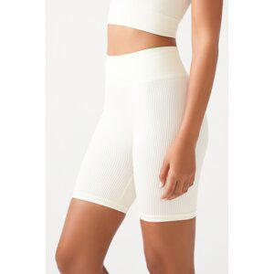 LOS OJOS Women's Ecru High Waist